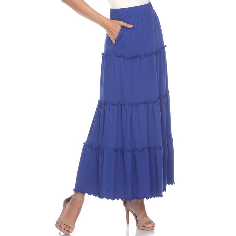 Tiered Maxi Skirt