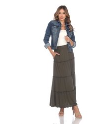 Tiered Maxi Skirt