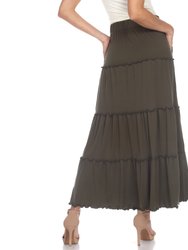 Tiered Maxi Skirt