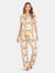 Tropical Print Pajama Set