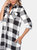 Women Plaid Tunic Shirt