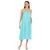 Women's Braided Strap Midi Dress - Blue Aqua