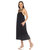 Women's Braided Strap Midi Dress