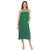 Women's Braided Strap Midi Dress - Green