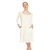 Women's Criss Cross Neckline Swing Midi Dress - White