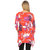 Women's Floral Scoop Neck Tunic Top With Pockets