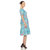 Women's Floral Short Sleeve Knee Length Dress