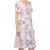 Women's Floral Short Sleeve Knee Length Dress