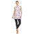 Women's Floral Sleeveless Tunic Top - Lavender