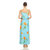 Women's Floral Strap Maxi Dress