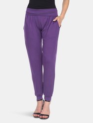Women's Harem Pants - Purple