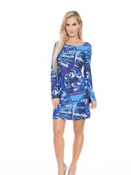 Women's Juliana Dress - Blue/Black