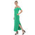 Women's Laxi Green Maxi Dress