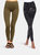 Women's Leggings Pack - Olive, Black Army