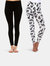 Women's Leggings Pack - Black, White