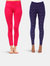 Women's Leggings Pack - Fuchsia, Blue/Pink