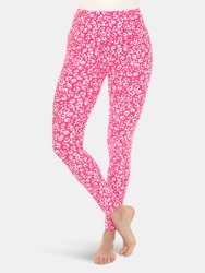 Women's Leggings - Fuchsia Cheetah