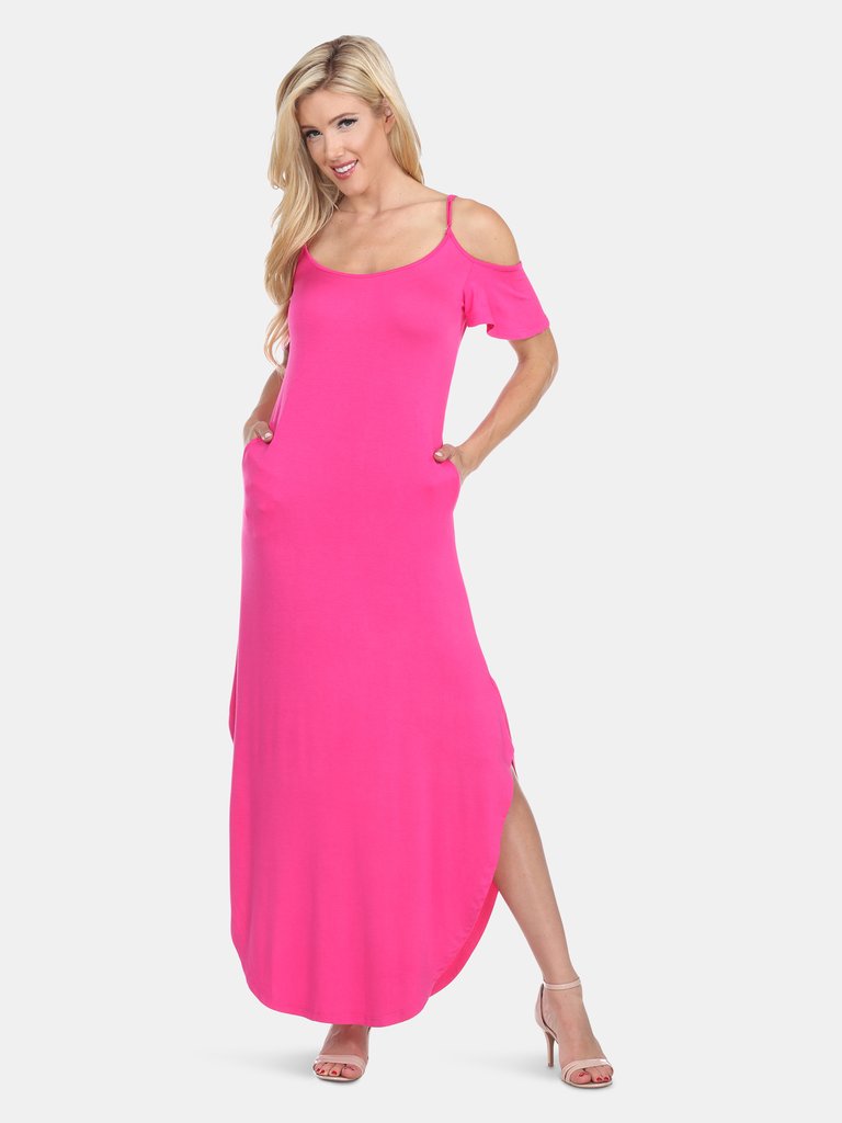 Women's Lexi Maxi Dress - Fuchsia