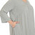 Women's Plus Size Empire Waist V-Neck Tunic Top