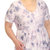 Women's Plus Size Floral Short Sleeve Knee Length Dress