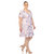 Women's Plus Size Floral Short Sleeve Knee Length Dress