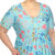 Women's Plus Size Floral Short Sleeve Knee Length Dress