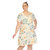 Women's Plus Size Floral Short Sleeve Knee Length Dress