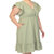 Women's Plus Size Ruffle Sleeve Ruffle Sleeve Knee-Length Dress