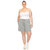 Women's Plus Size Super Soft Drawstring Waistband Sweat Short - Charcoal
