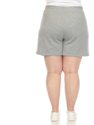 Women's Plus Size Super Soft Drawstring Waistband Sweat Short