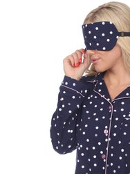 Women's Polka Dots Three Piece Pajama Set