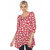 Women's Printed Geometric Circle Tunic Top