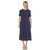 Women's Short Sleeve Midi Dress