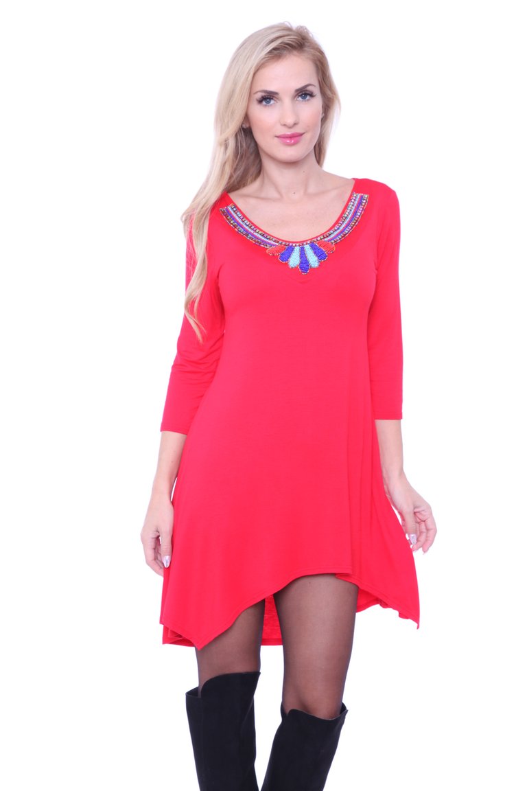 Women's Sol Top Tunic - Red