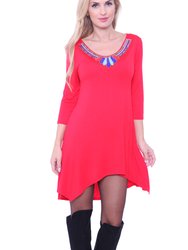 Women's Sol Top Tunic - Red