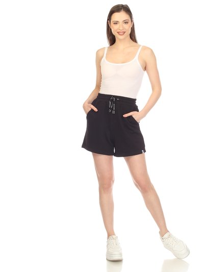 White Mark Women's Super Soft Drawstring Waistband Sweat Short product
