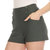Women's Tailored Front Button Shorts