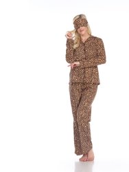 Women's Three Piece Pajama Set