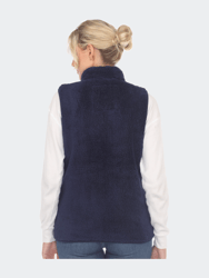 Women's Zip Up Sherpa Vest