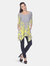 Yanette Tunic  Top - Grey Yellow