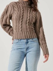 Cashmere Square Neck Puff Sleeve
