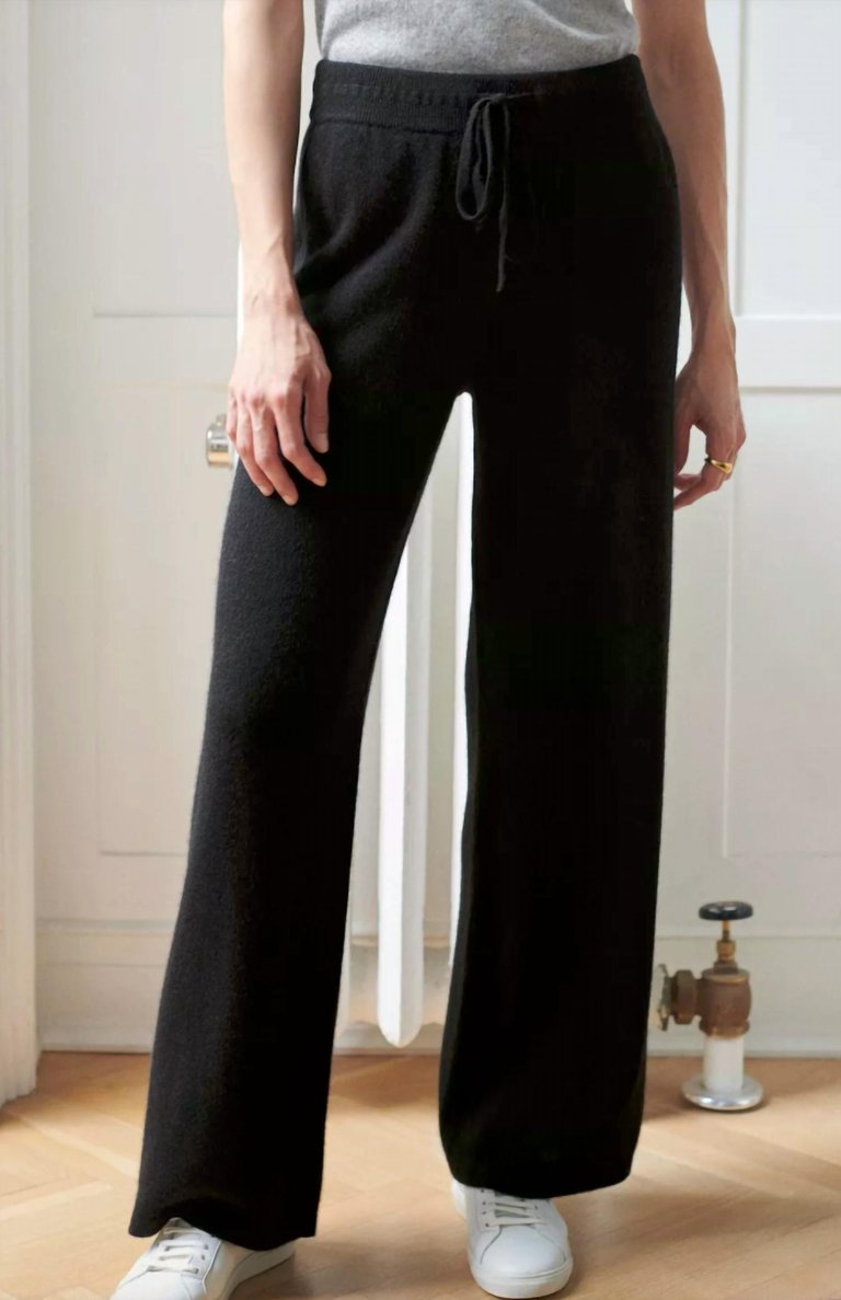 Cashmere Wide Leg Pant