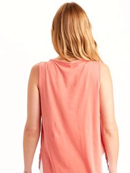 Elbow Sleeve Scoop Neck Top