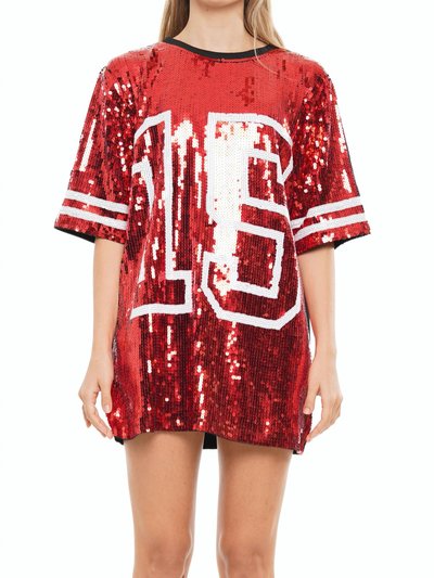 Why Dress Number 15 Jersey Dress In Red product