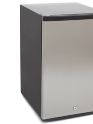 Whynter 3.0 cu. ft. Energy Star Upright Freezer with Lock - Stainless Steel