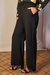 Crepe Trousers In Black