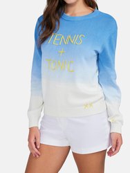 Tennis & Tonic Barrett Sweater - Chambray Dip Dye
