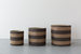 Round Woven Storage Baskets - Peri - Set of 3
