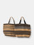 Sonoma Jute Shopper - Natural/Indigo/Charcoal