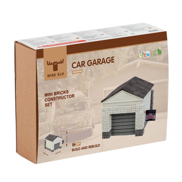 Mini Bricks Construction Set - Car Garage - 360 Pcs.